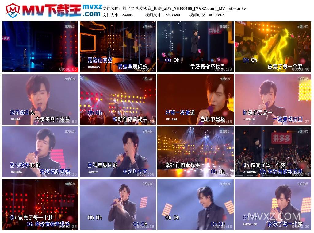 刘宇宁-忠实观众_国语_流行_YE100195